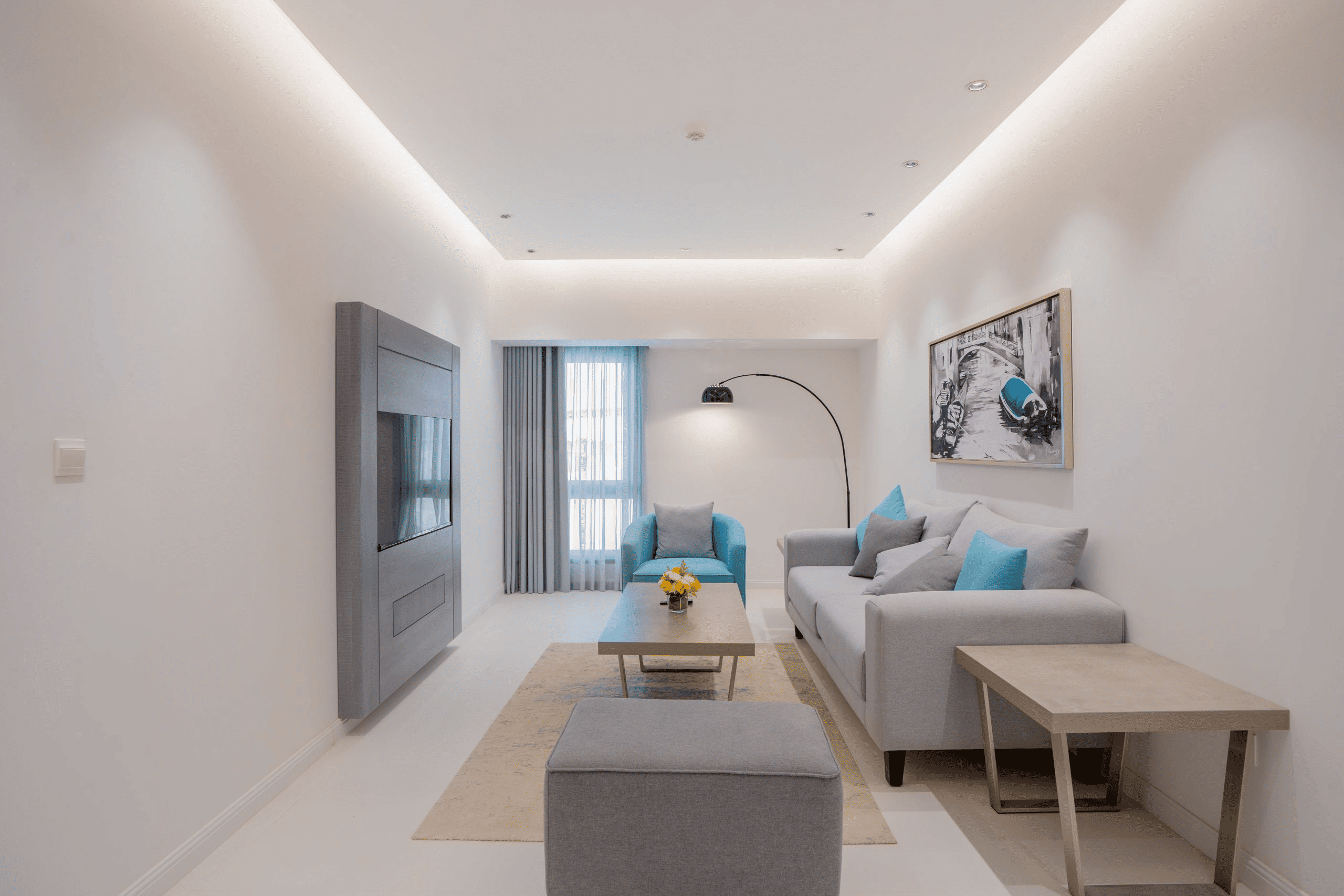 Luxury compound in Riyadh with furnished residential apartments